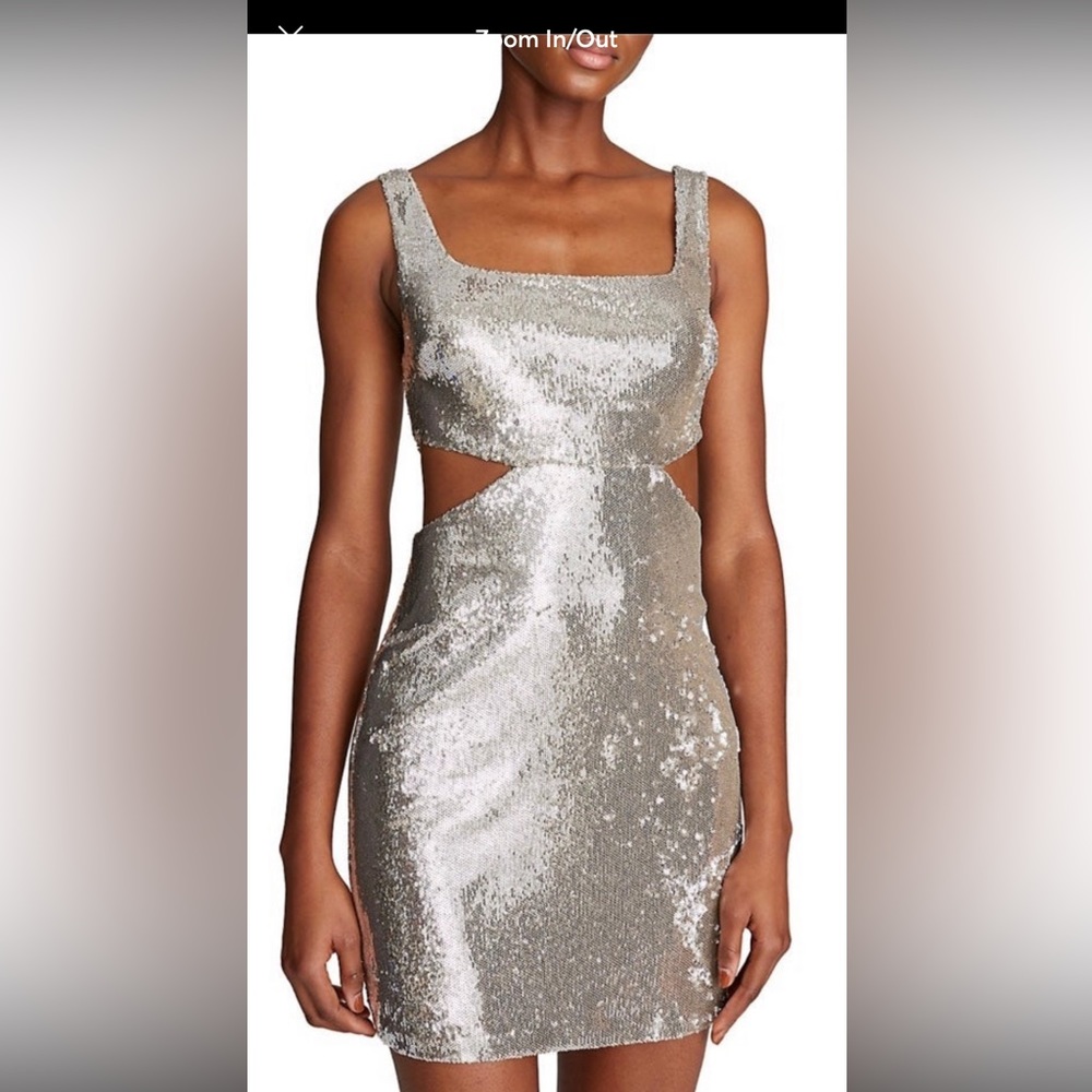 Halston size 10 Giuliano dress in sequins